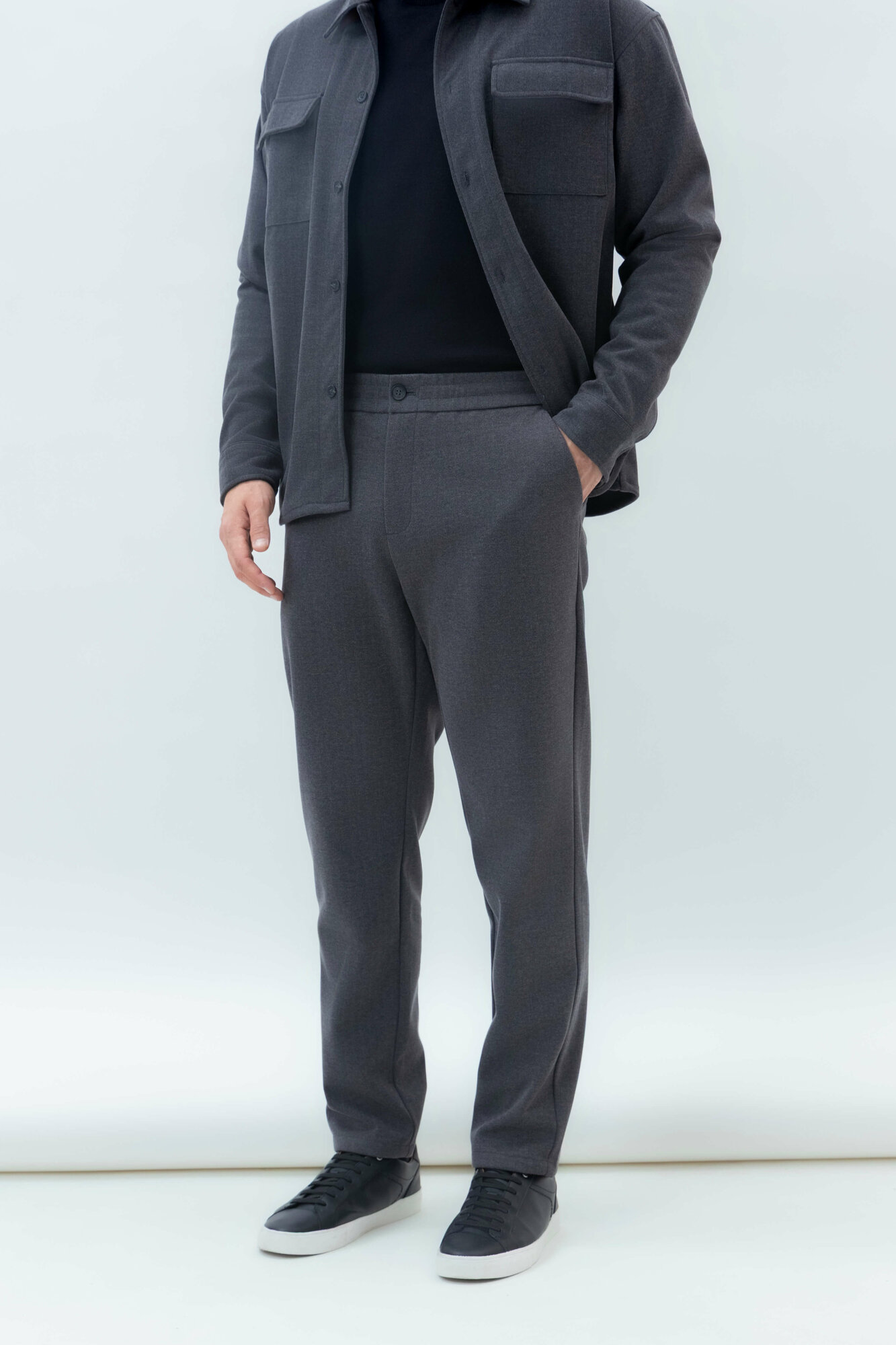 Брюки классические TERRA PRO, размер 34, dark grey