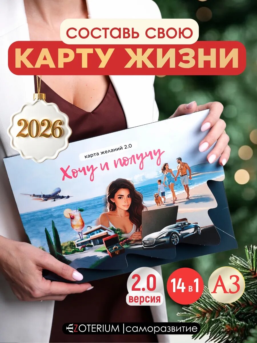 Карта желаний 2026 подарок подруге на день рождения EZOTERIUM