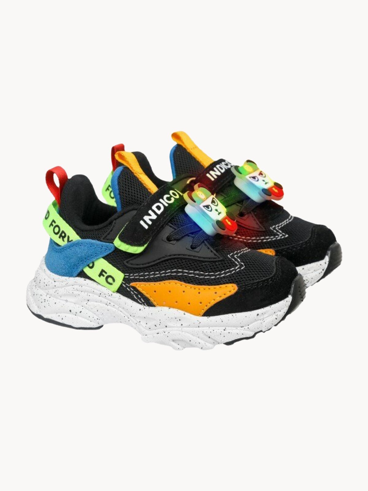 Кроссовки Indigo kids, размер 29, черный/оранжевый