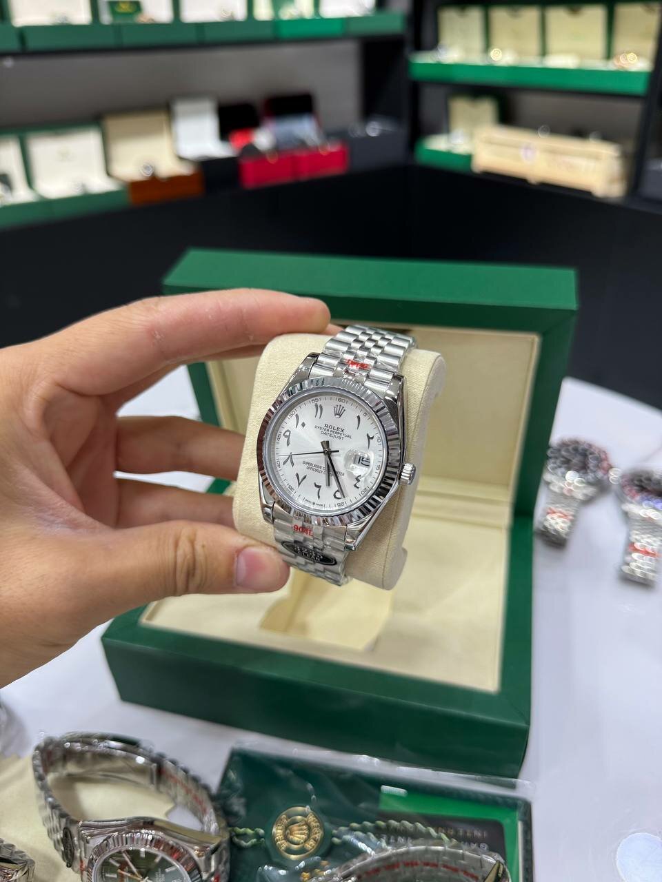 Наручные часы Rolex, 331733 серебристый/черный — фото 1