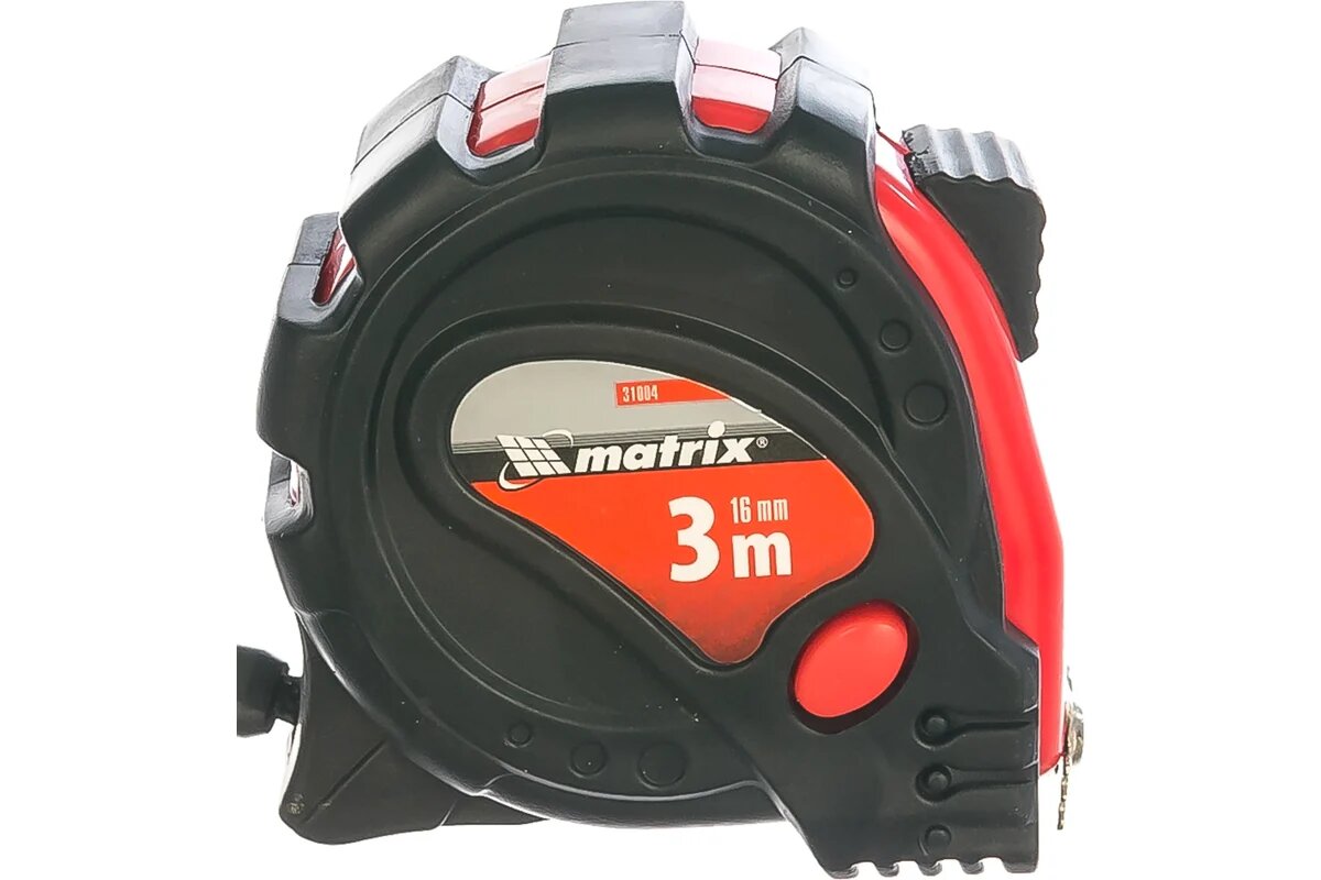 Рулетка Status magnet 3 fixations 3 м х 16 мм обрезиненный корпус зацеп с магнитом Matrix