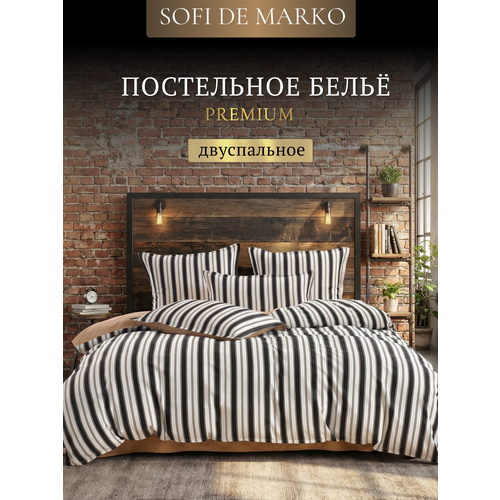 фото Комплект постельного белья sofi de marko вивьен (белая) сатин двуспальный