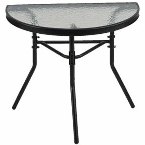 Стол Garden Story пристенный арт SC-096 1 упкаркас черн столешница стекло 3320₽