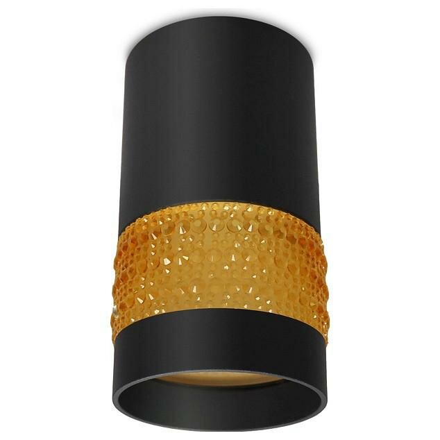 Накладной светильник Ambrella Light TN TN375 цвет плафона подвески Черный, Оранжевый, цвет арматуры Черный