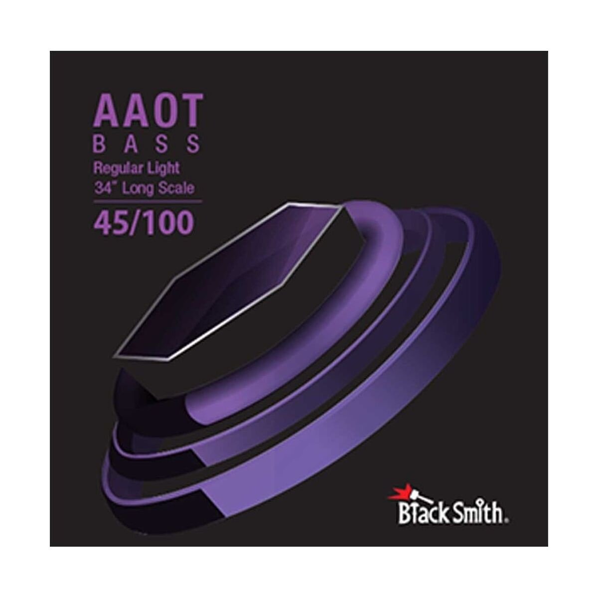 Струны для бас-гитары BlackSmith AAOT Bass Regular Light 34" Long Scale 45/100 45-100