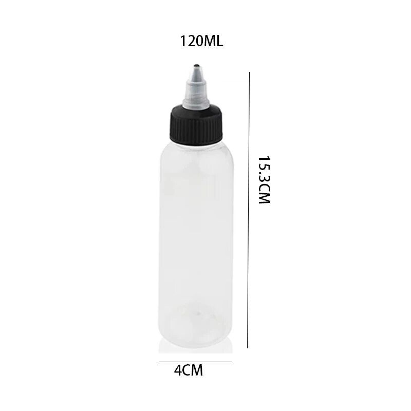 Пластиковые бутылочки для тату KVM 120ml