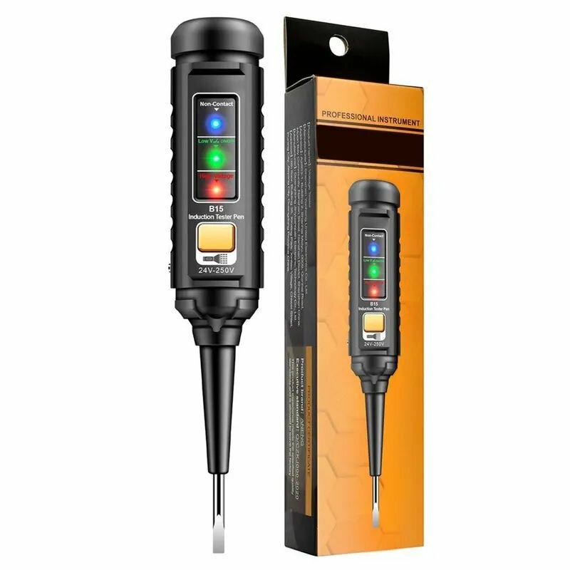 Индикаторная отвёртка ANENG B15 (NCV, звуковой сигнал, подсветка)