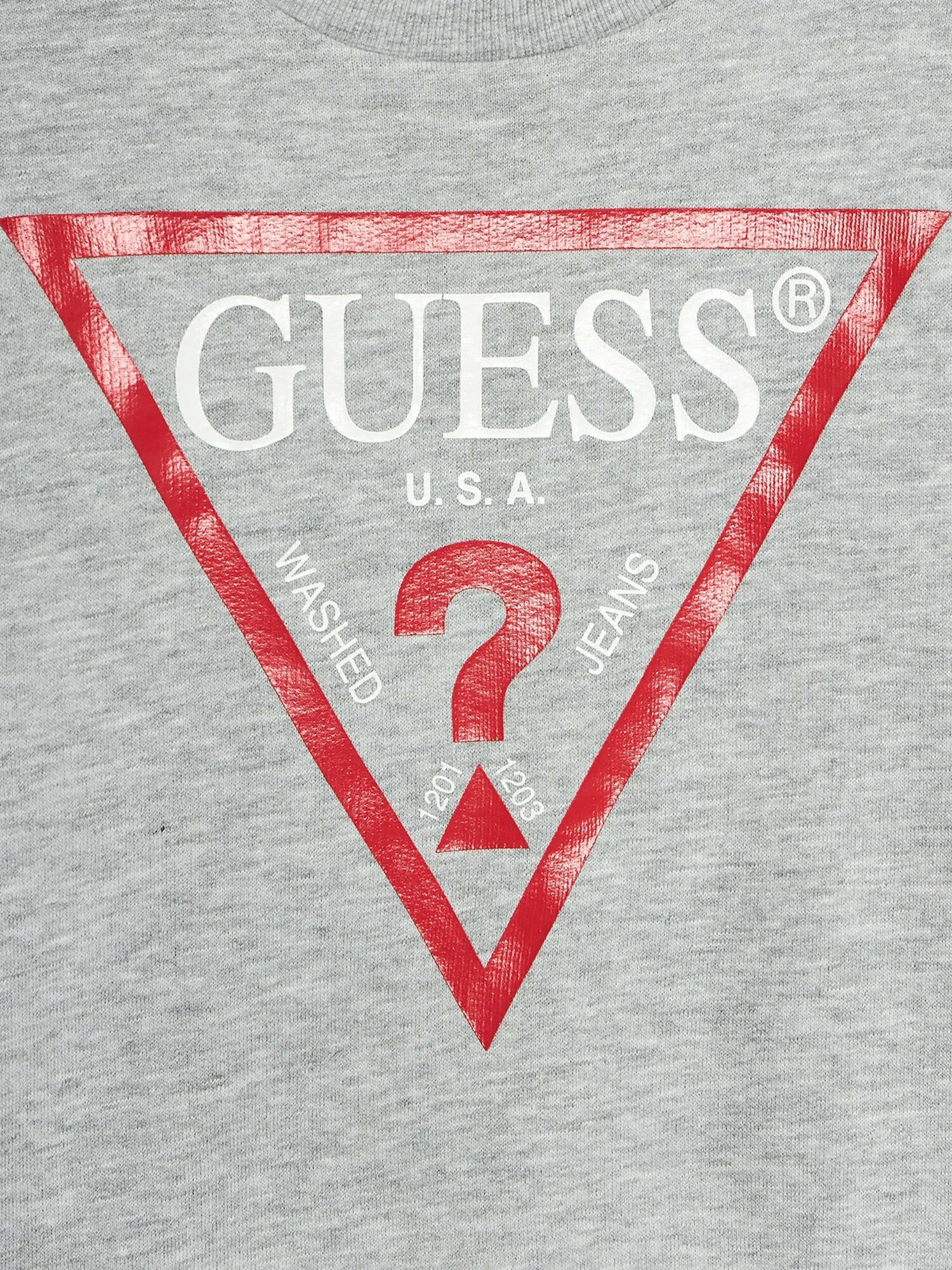 Свитшот GUESS LS Fleece_Core, размер 10, серый LHY — фото 1