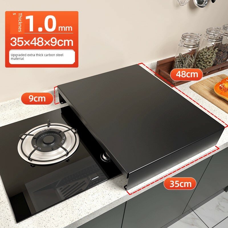 Подставка для газовых плит, размеры 35x48x9 см, утолщенный кухонный органайзер с нескользящим основанием