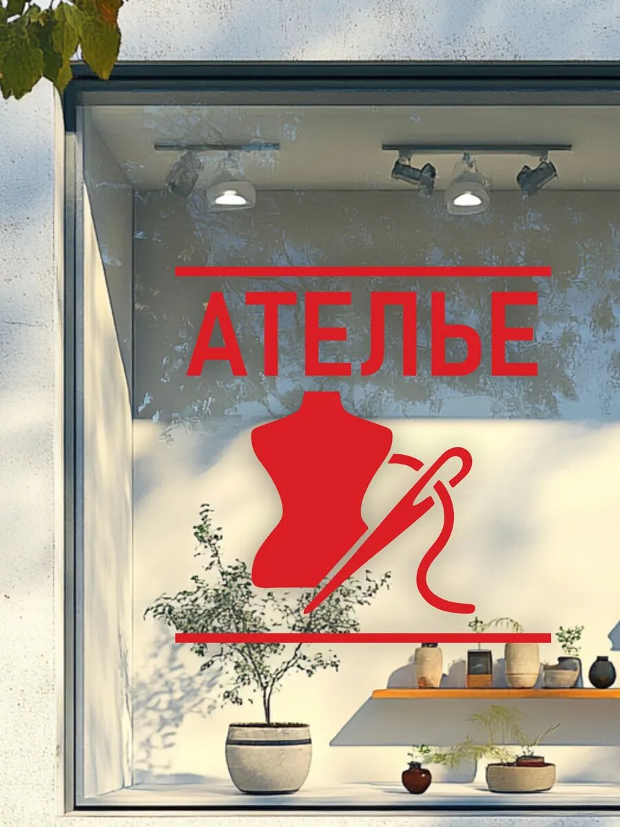 Наклейка ателье — фото 1