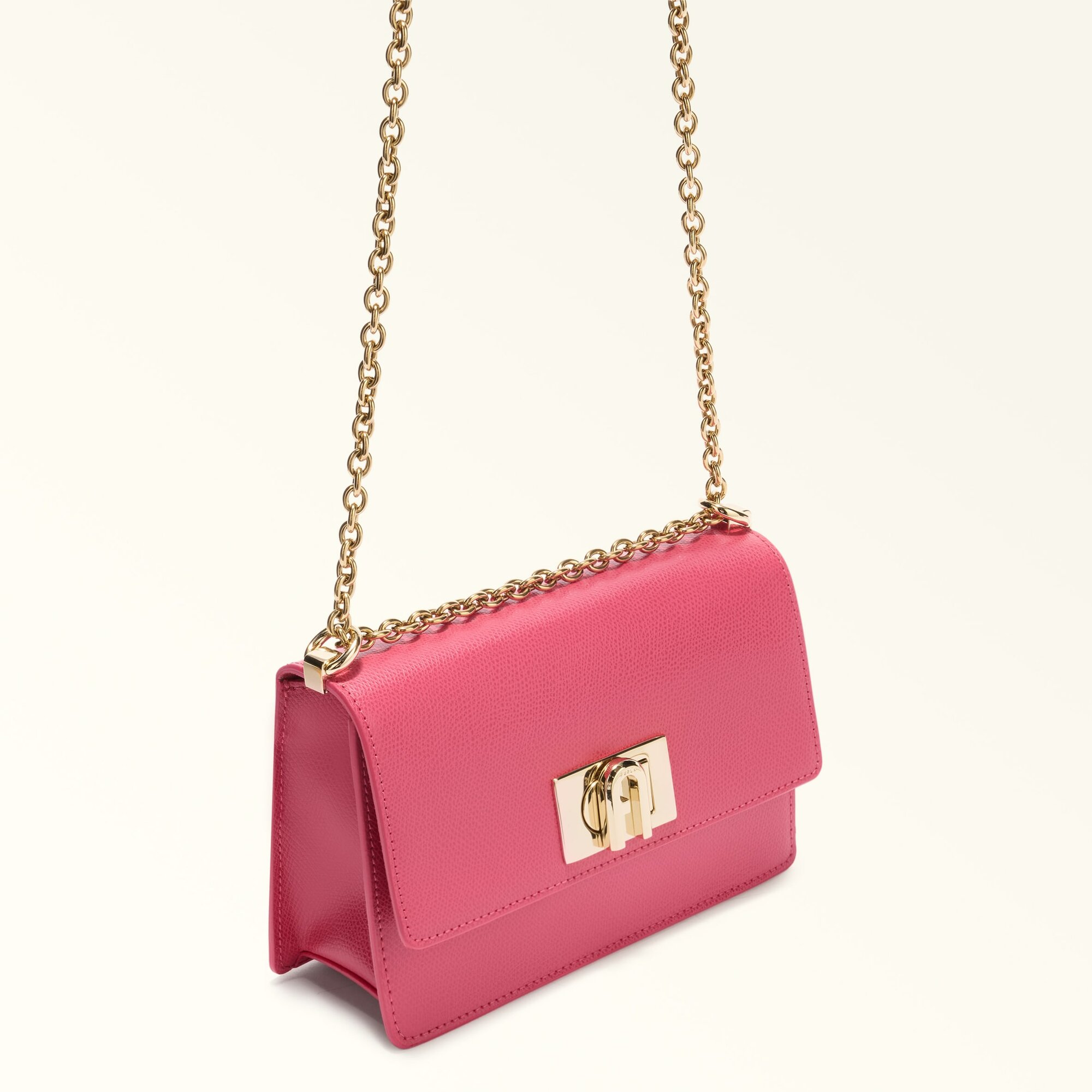 Сумка кросс-боди FURLA FURLA 1927 MINI CROSSBODY 20, фактура зернистая, розовый — фото 1