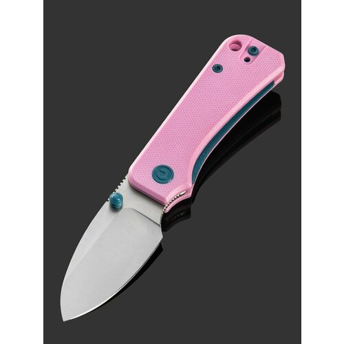 Складной нож CIVIVI Baby Banter C19068S-10, сталь Nitro-V, рукоять Powder Pink G10
