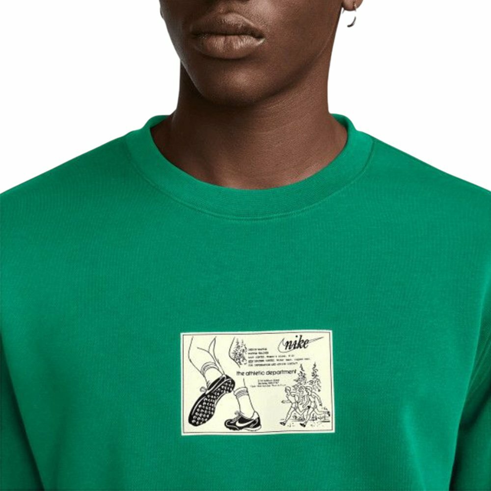 Толстовка NIKE Club, размер M, , зеленый — фото 1