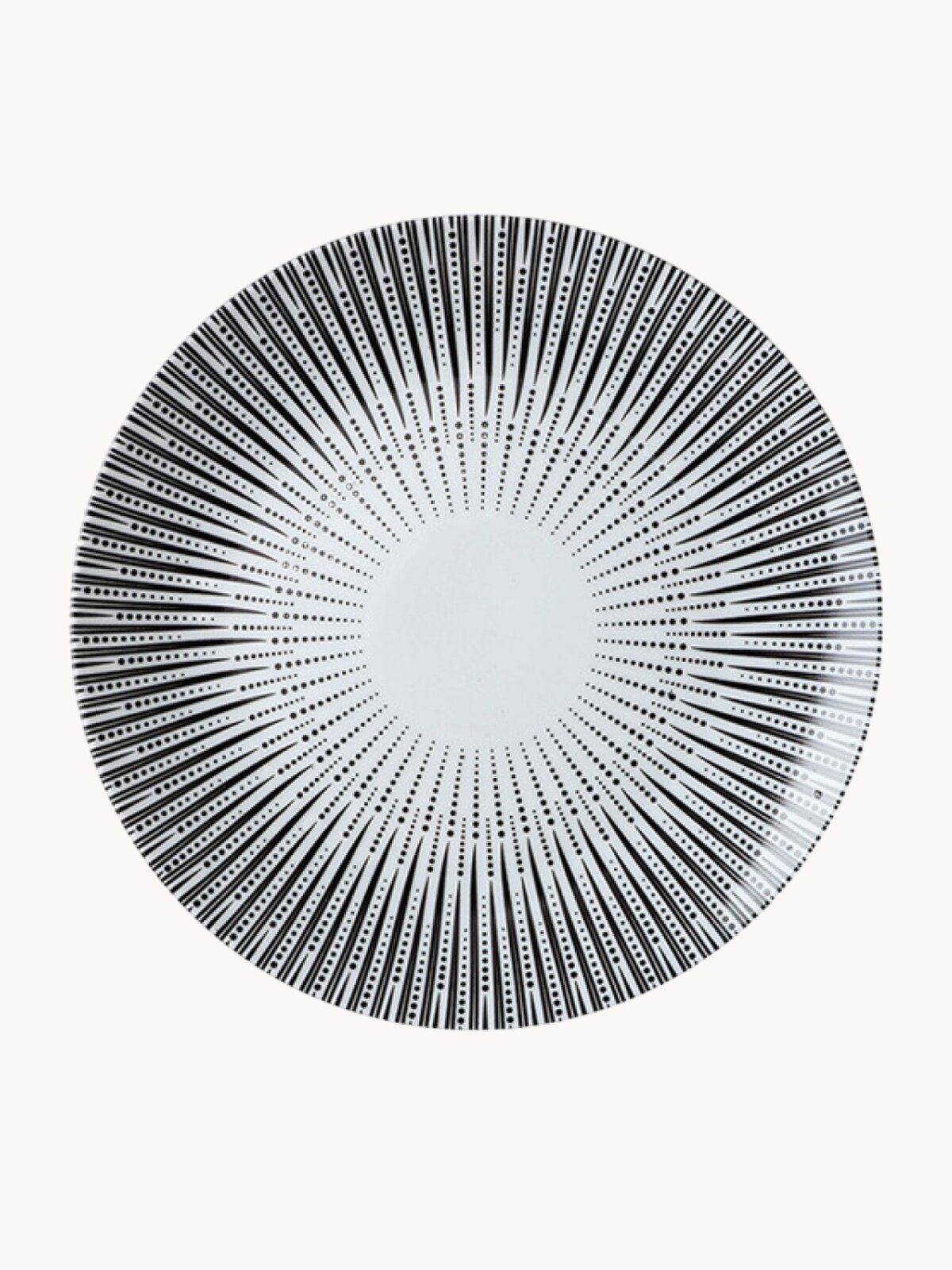 Тарелка обеденная для сервировки вторых блюд Homium, Basic, D20.6см, цвет белый/серый