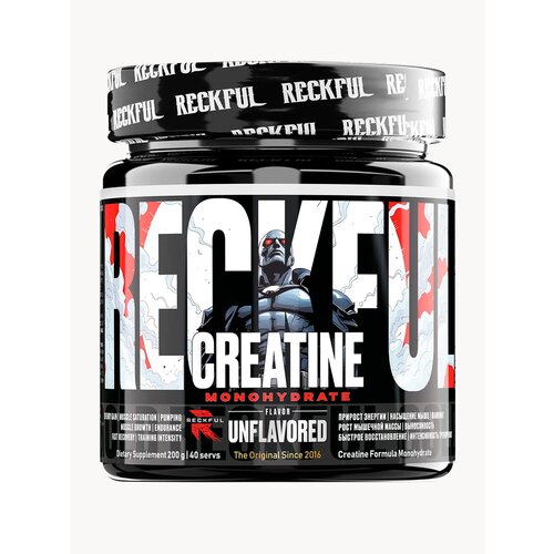 Креатин моногидрат Reckful Creatine monohydrate 200 г (Нейтральный)