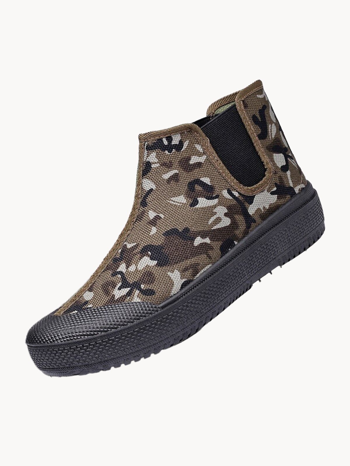 Ботинки рабочие, мужские, зеленый, размер 44, камуфляж, защита от проколов