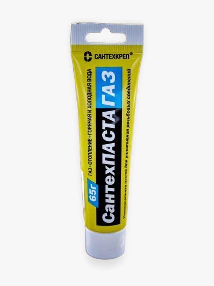 Паста Сантехкреп СантехПаста ГАЗ 65 гр. в тубе ( для резьбовых соедиений газопроводов)