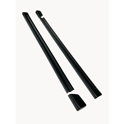 Пороги универсальные на иномарки с заглушкой глянец под покраску