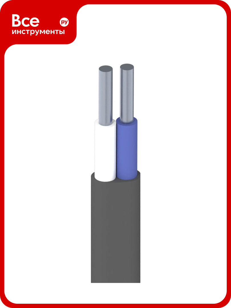 Кабель ореол аввгп 2х4 мм ГОСТ 50 м 00-00001899