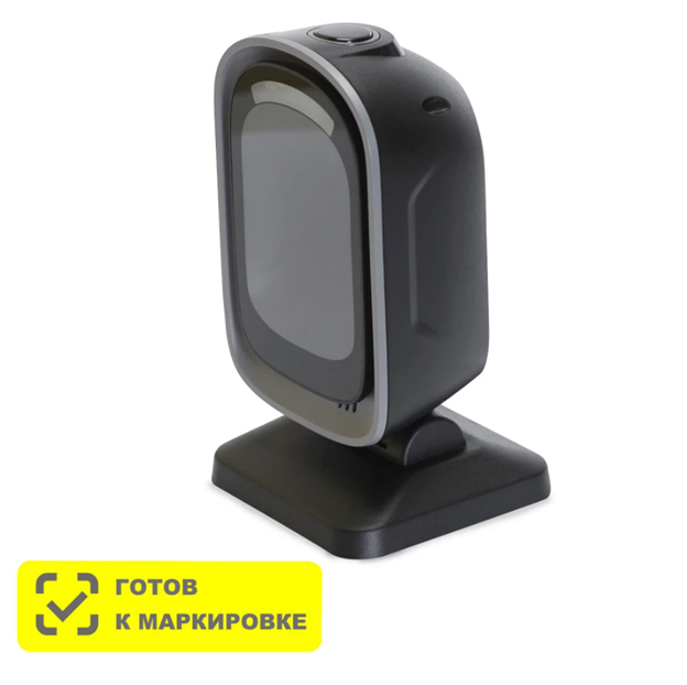 Стационарный сканер штрих кода MERTECH 8500 P2D Mirror Black, 1D/2D, 350 сканирований/сек