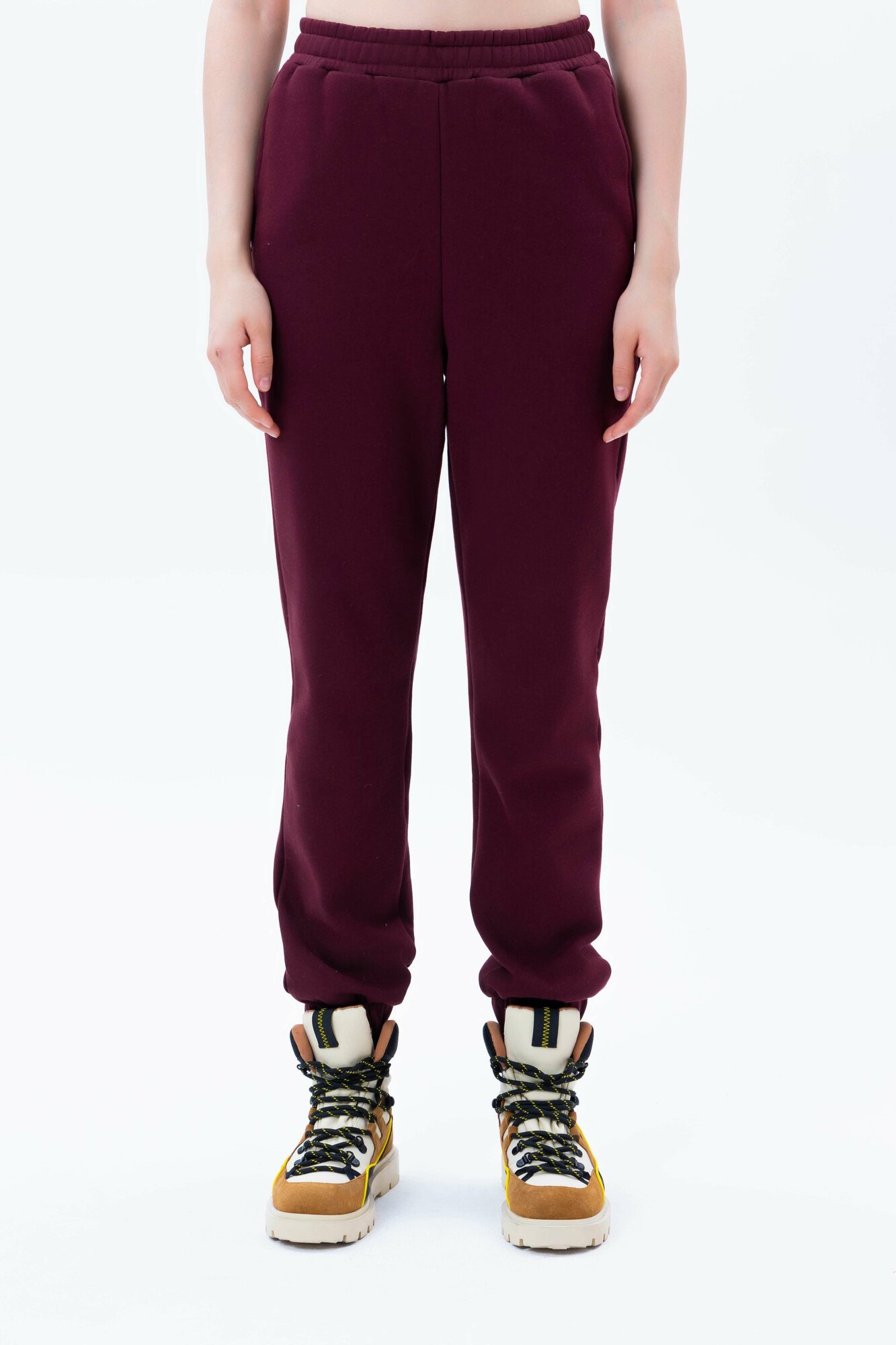 Брюки джоггеры TERRA PRO, размер L, dark red