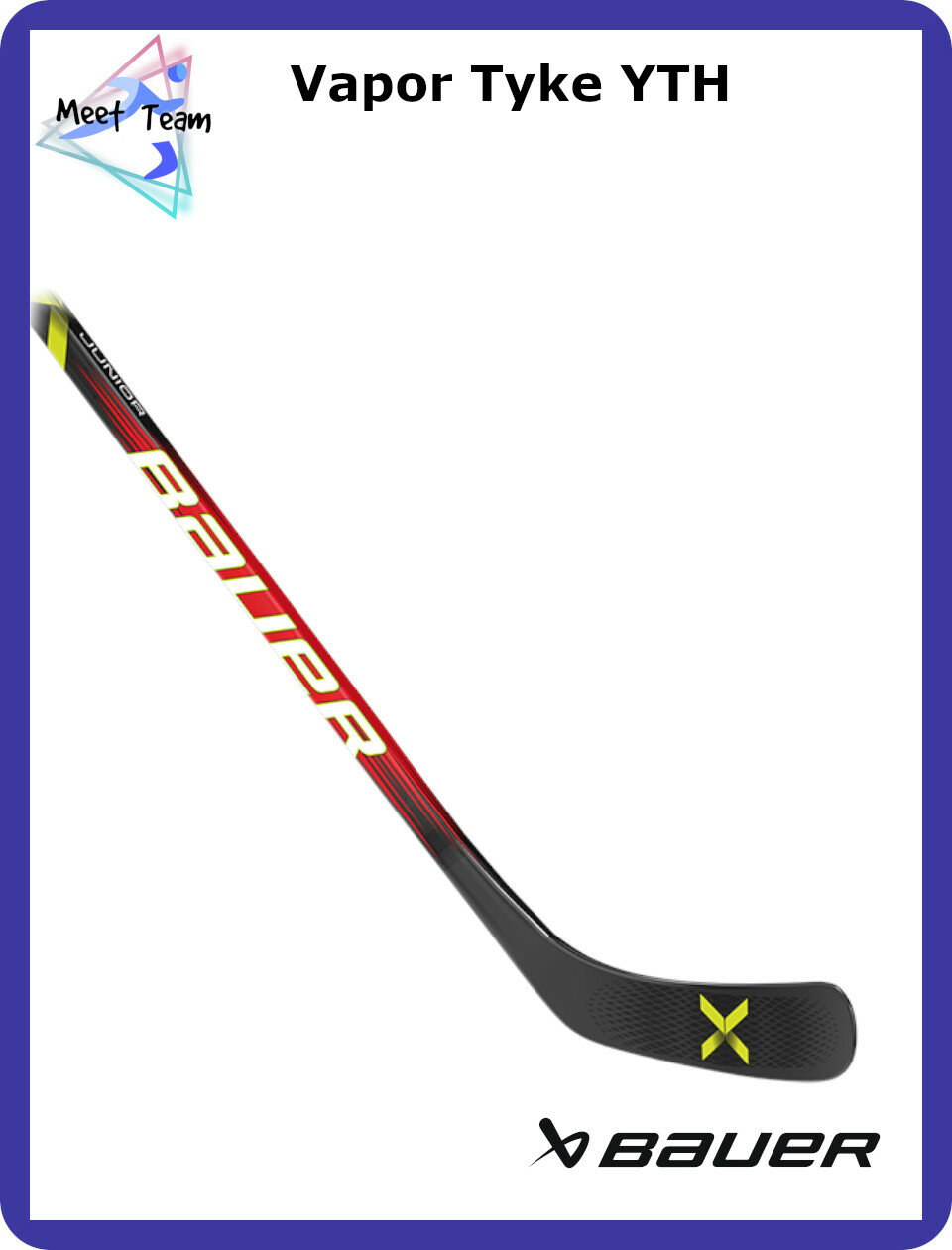 Клюшка хоккейная BAUER Vapor Tyke S23 Grip 10 P92 R 1061719