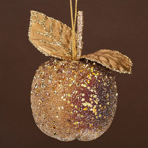 Изображение товара Елочная игрушка Яблоко Hertford 13 см, Winter Deco, 5001003