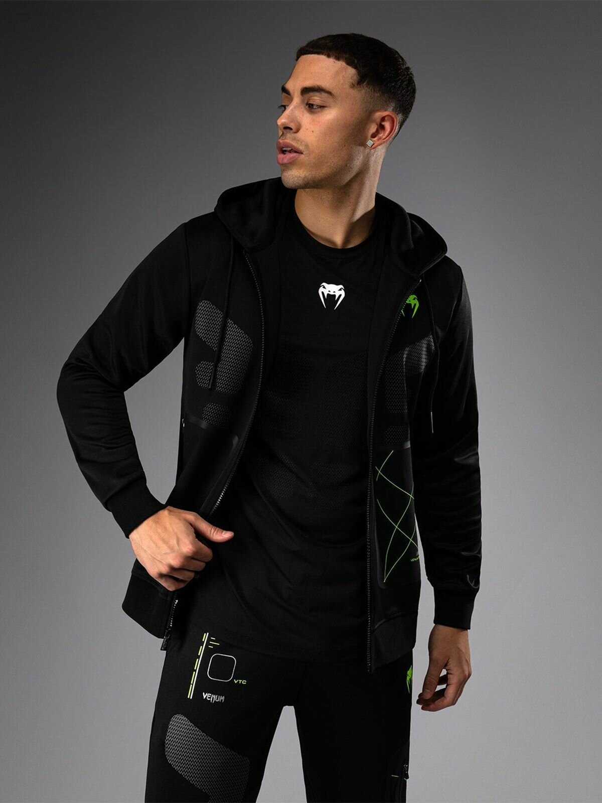 Толстовка спортивная Venum, размер M, , черный