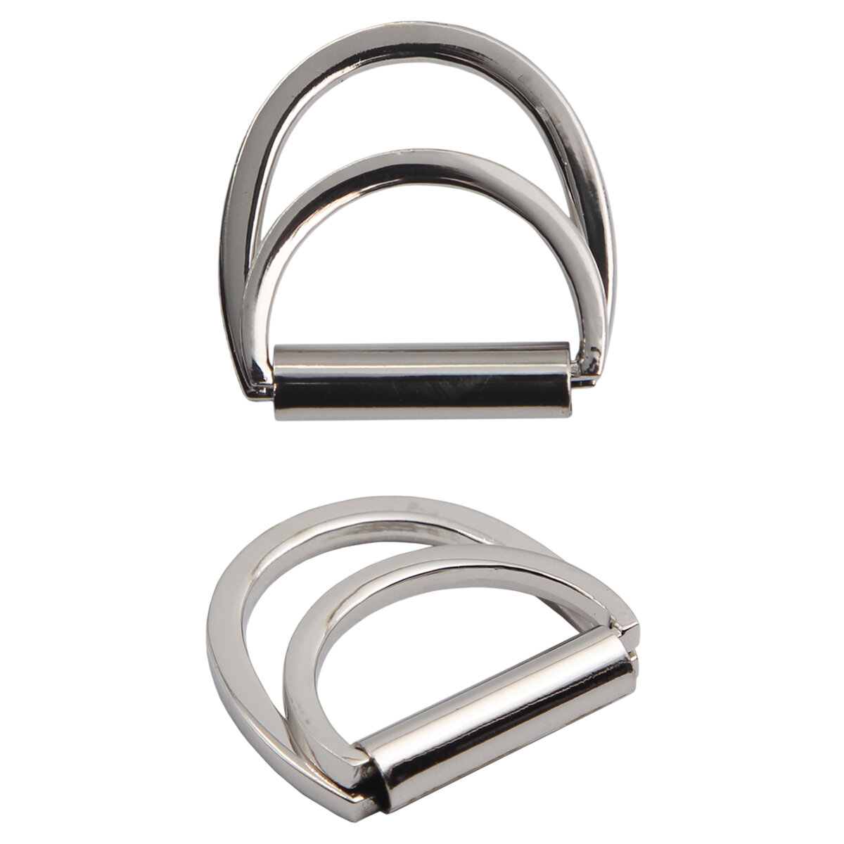 Пряжка 25мм металл никель (2 шт)