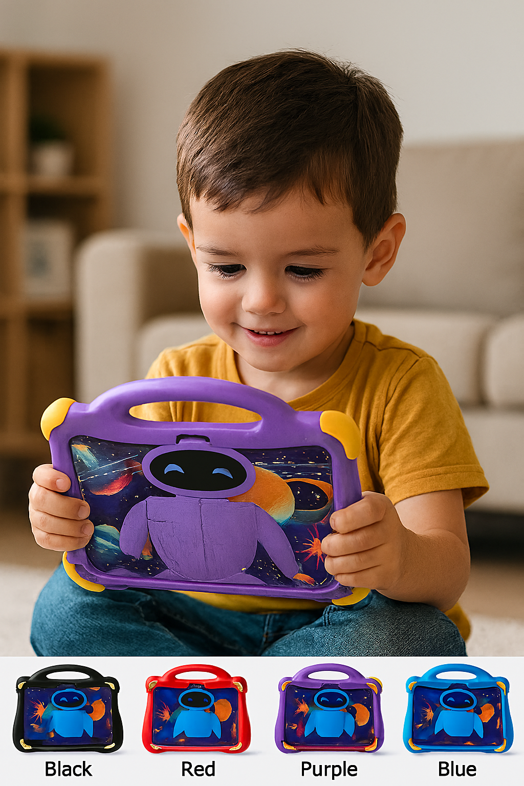 Планшет Chico Kids C1000, Android, 8GB/256GB, красный, для детей