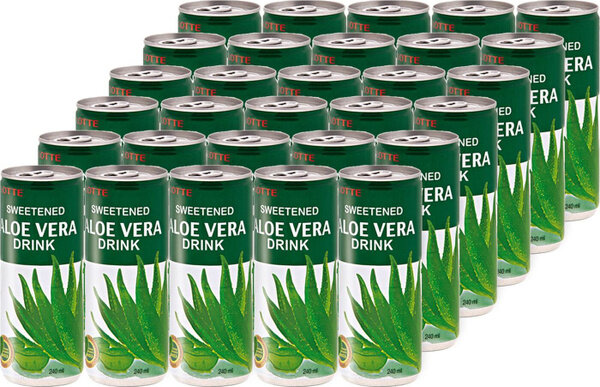 Алоэ Вера Lotte оригинальный 024л./30шт. Aloe Vera Lotte