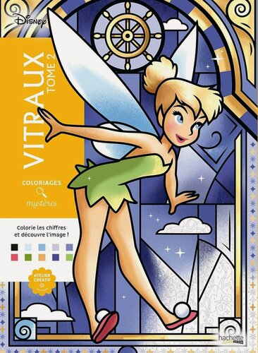 Изображение товара Раскраска по номерам Coloriages mysteres Disney - Vitraux Том 2, 128стр. - 2017312576