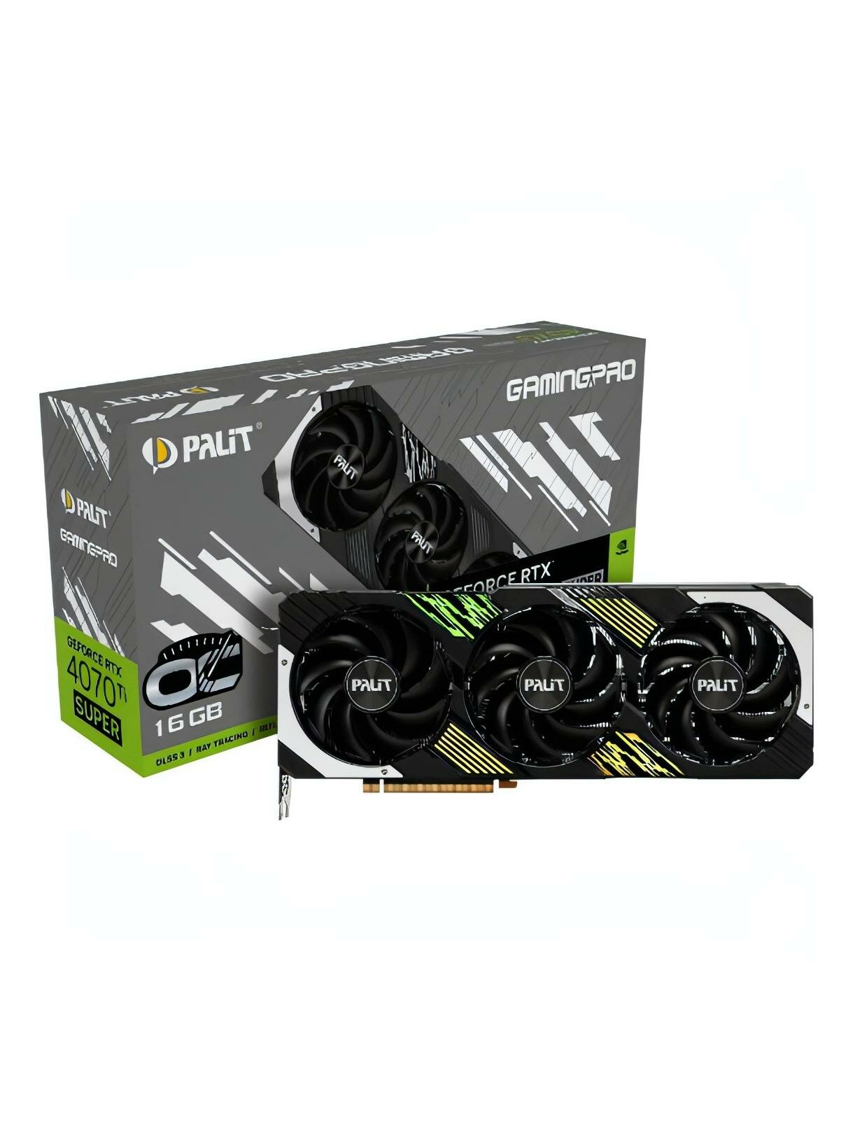 Видеокарта Palit RTX 4070 Ti SUPER GamingPro OC (NED47TSH19T2-1043A)