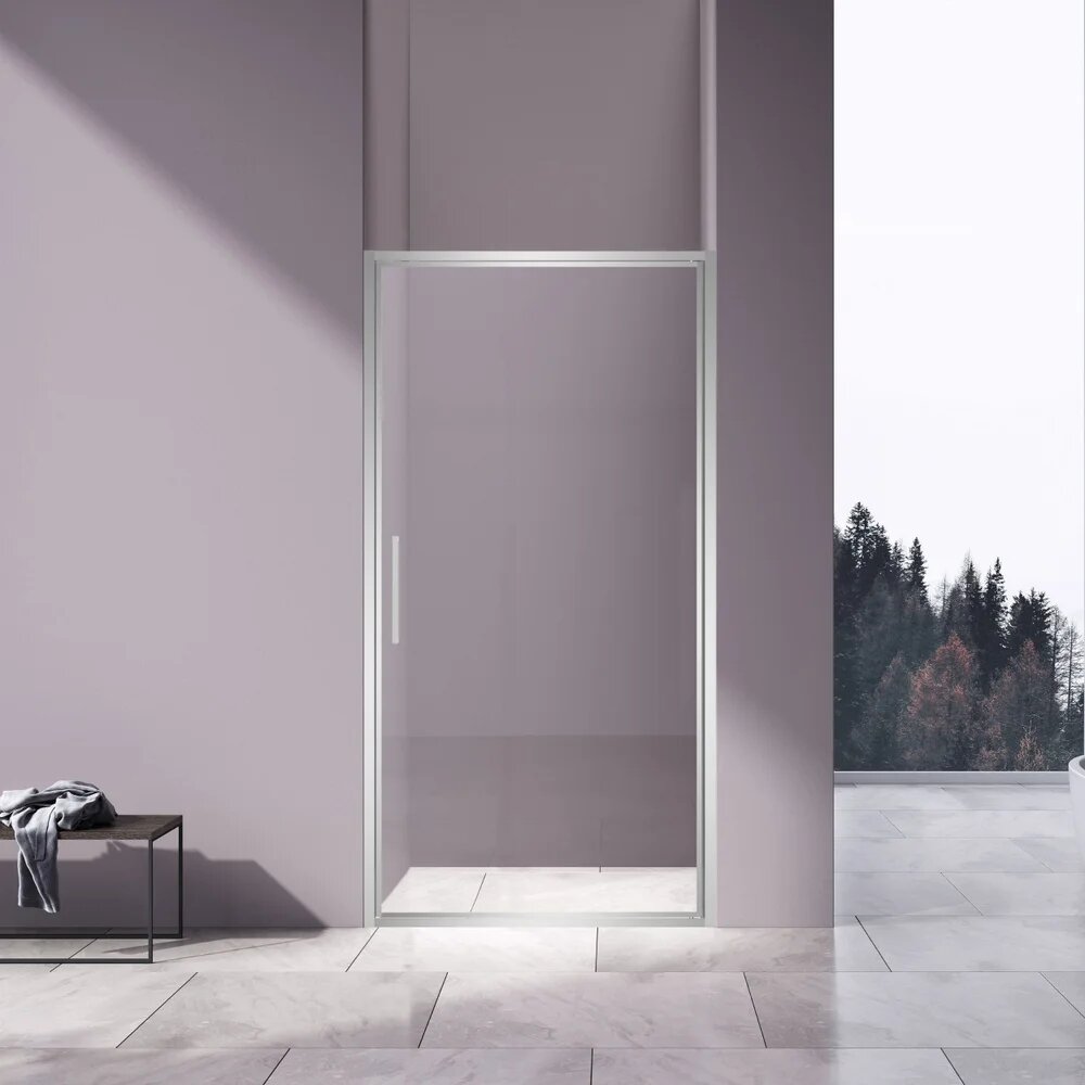 Душевая дверь Vincea Slim 8mm VDP-4SL100CL хром стекло прозрачное