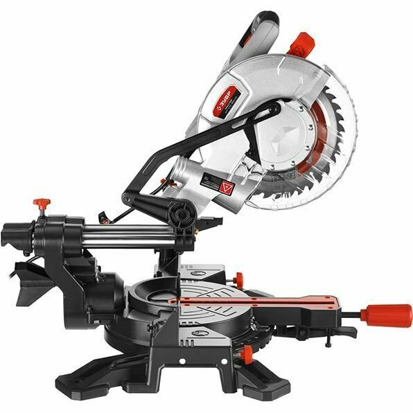 Торцовочная пила Зубр ЗПТ-210-1600 ПЛ 1600Вт 4500об/мин d=210мм