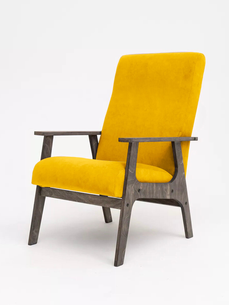 Уютное кресло FLOW для дома   мягкое кресло релакс с высокой спинкой