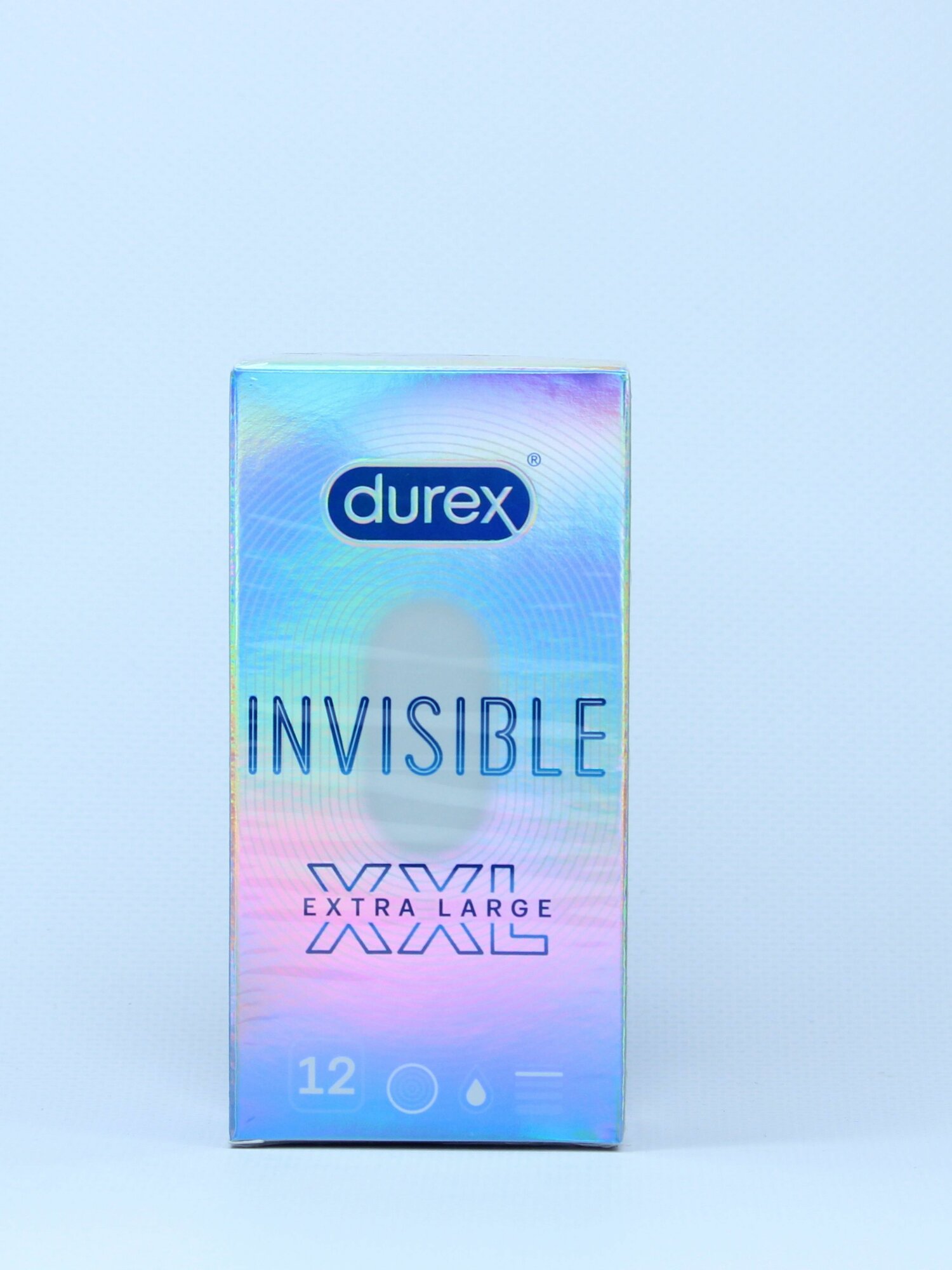 Презервативы Durex Invisible XXL Extra Large, 12 шт в упаковке