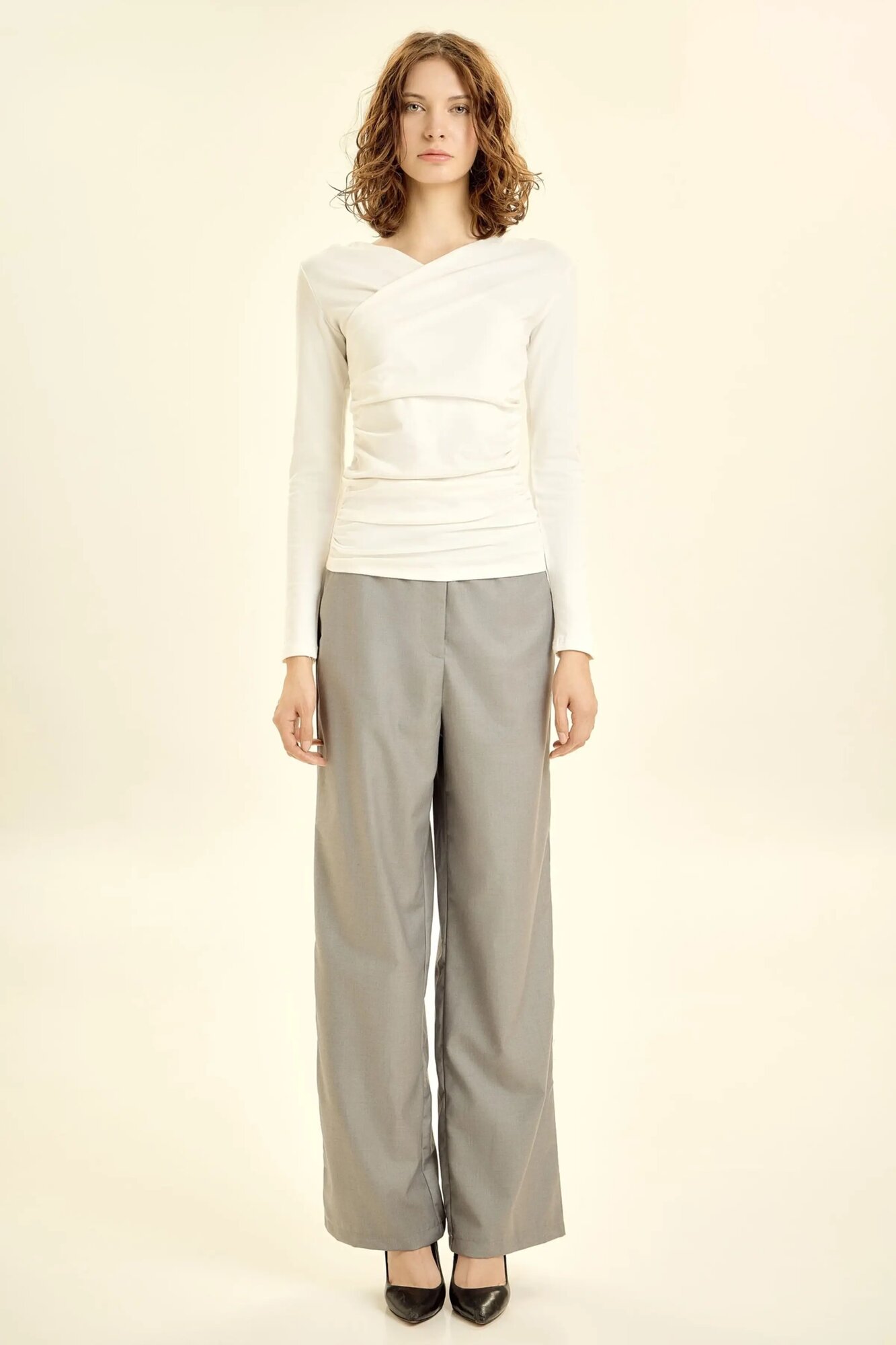 Лонгслив Selfie, размер XS, , белый — фото 1