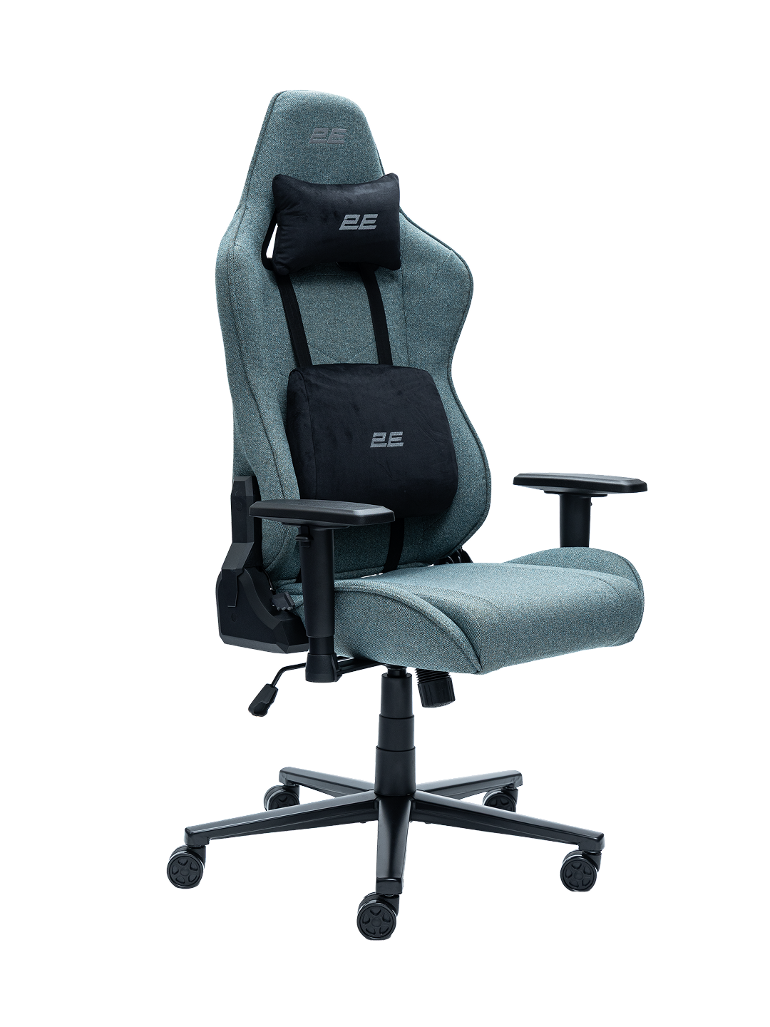 Игровое кресло BUSHIDO Lite, fabric, 2D-подлокотники, темно-зеленый, 2E-GC-BUS-ESGN