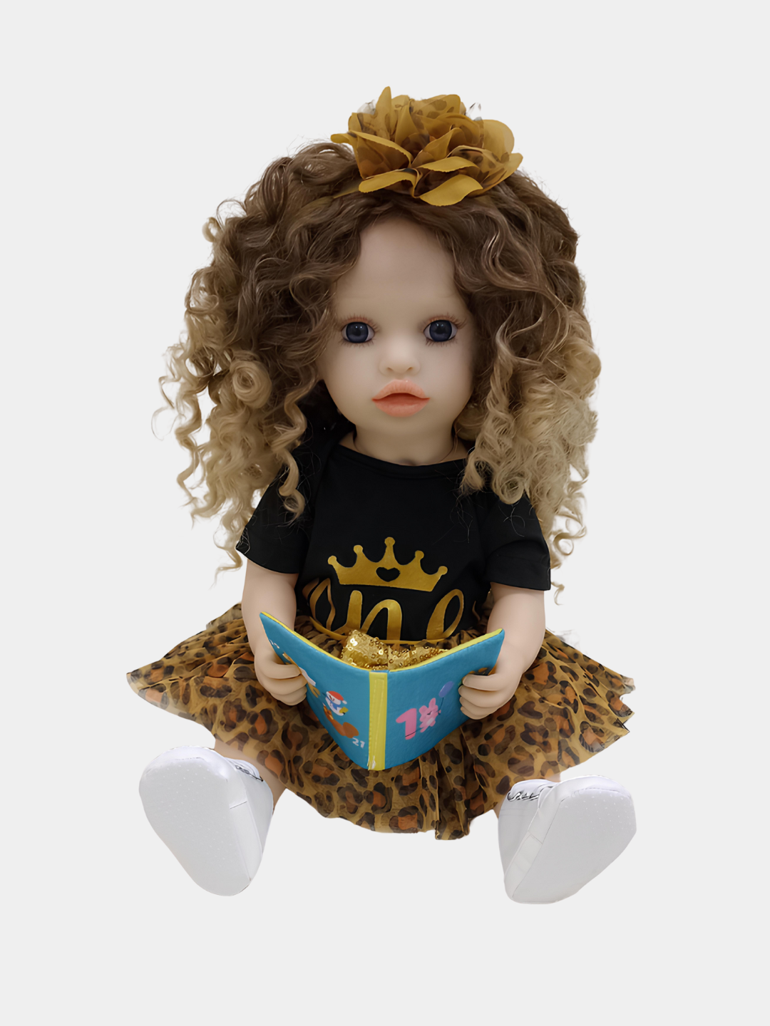 Reborn qo‘g‘irchog‘i gapiruvchi, interaktiv qo‘g‘irchoq, qo‘g‘irchoq, aksessuarlar to‘plami — фото 1