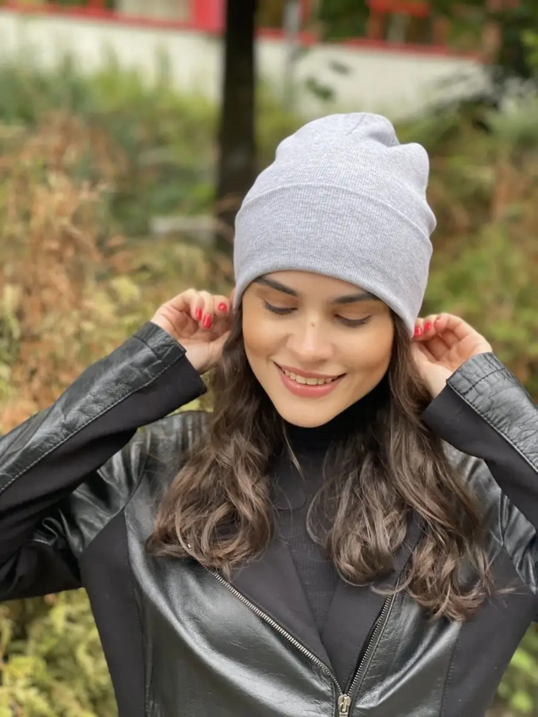 Шапка для мужчин, размер 1, серая — фото 1