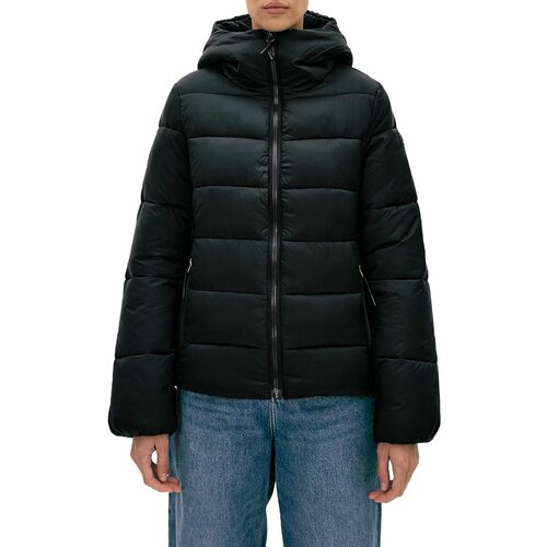 фото Куртка lumberjack hoodie puffa padded jacket, размер 48, черный
