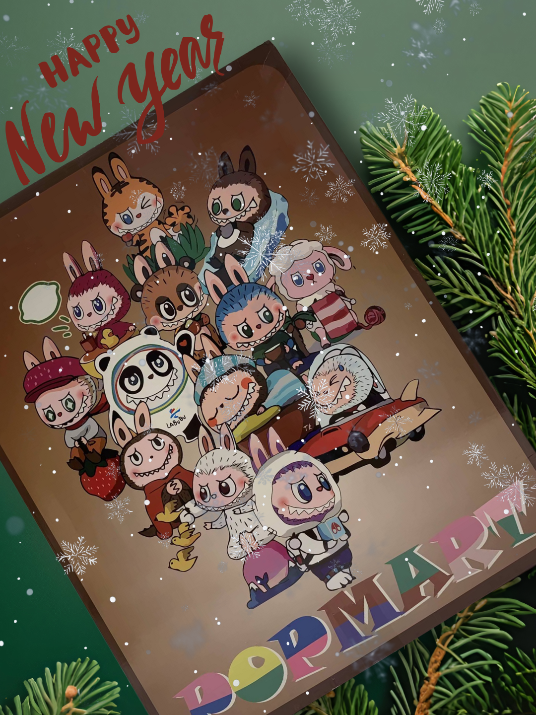 Игрушка для детей адвент-календарь Labubu, Kuromi, Hello Kitty , подарочный набор, аниме