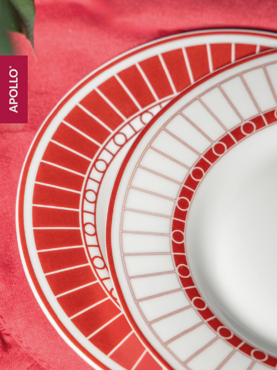 Набор чайных пар Apollo, объем 220 мл, 4 предмета, чашка с блюдцем — фото 1