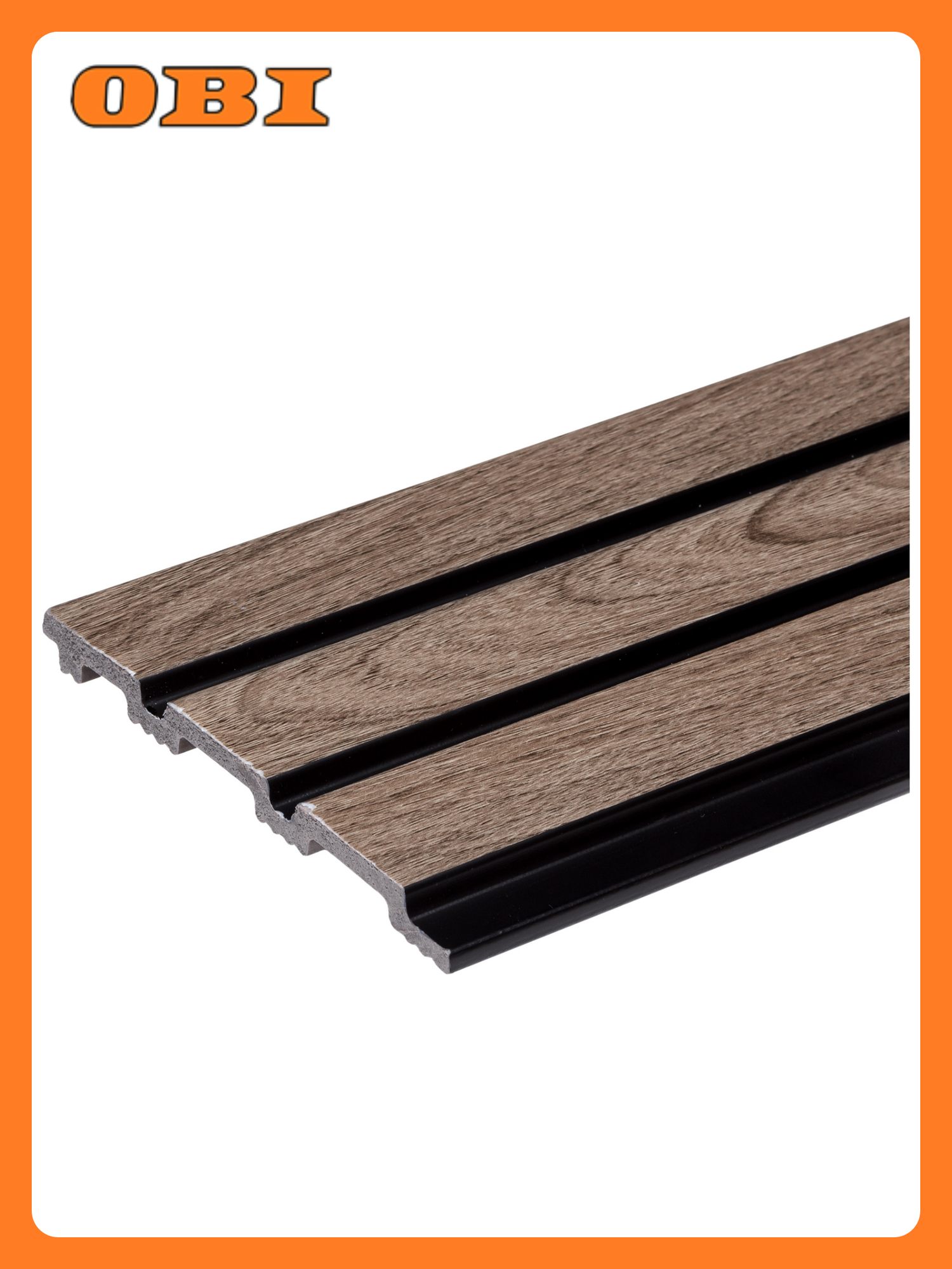 Стеновая панель 3D Rail полистирол влагостойкая дуб антик 270x120 см