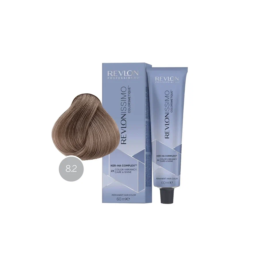Краска для волос Revlonissimo № 8.2 Светлый Блондин Переливающийся — фото 1