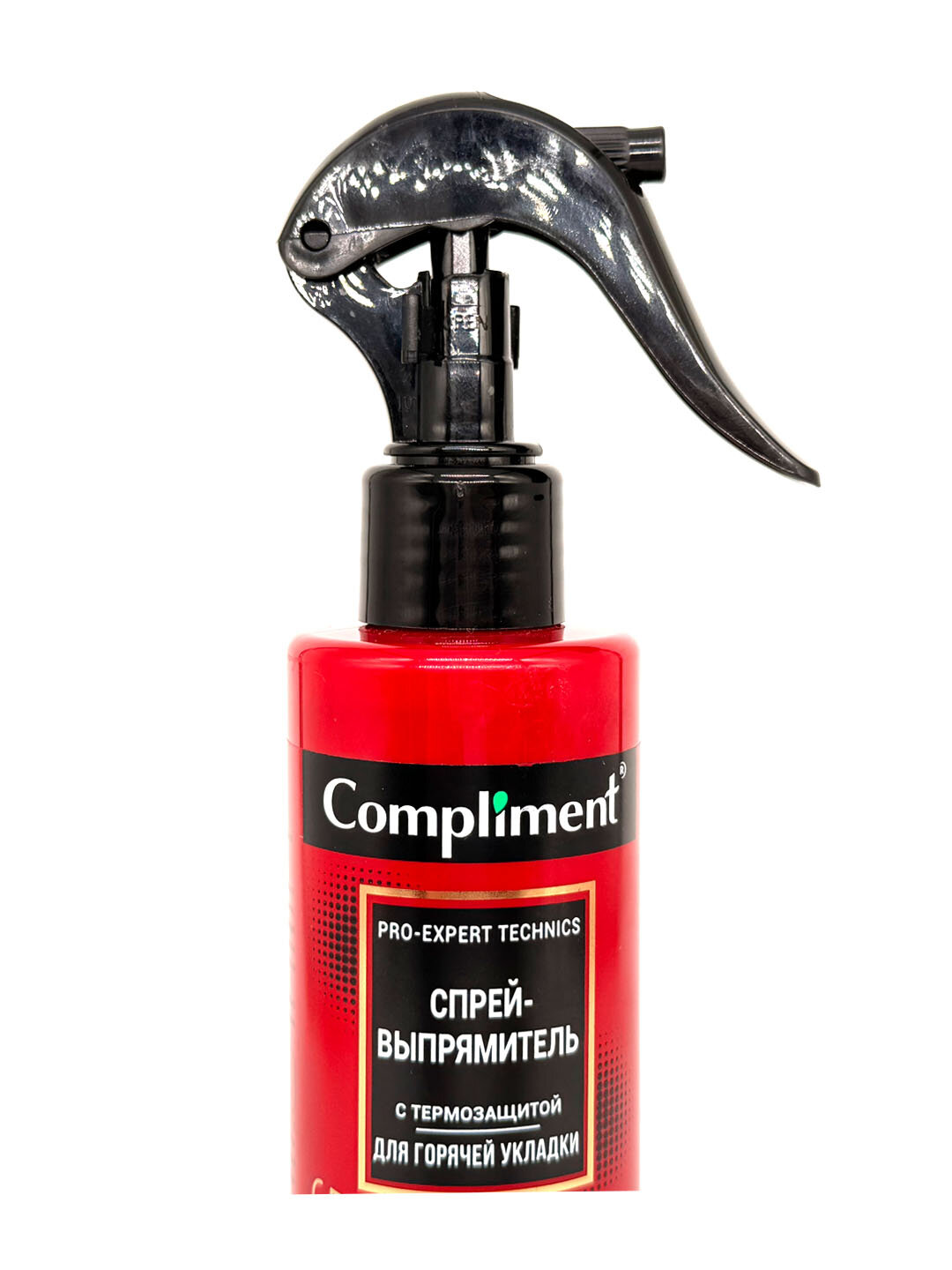 Спрей-выпрямитель Compliment, термозащита 220°C, жидкий кератин, эффект утюжка, для укладки — фото 1