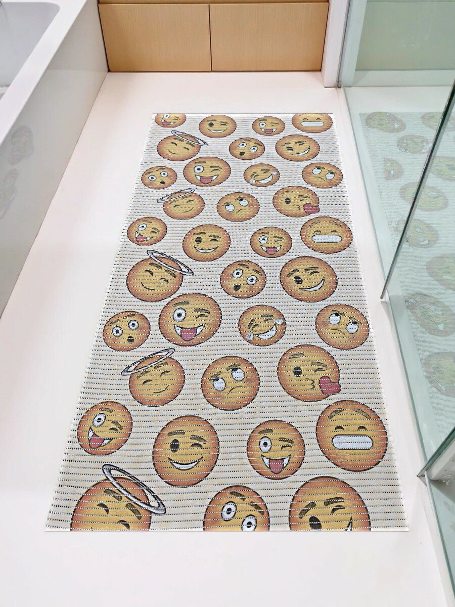 Коврик для ванной комнаты и туалета из ПВХ ширина 65 см длина 180 см