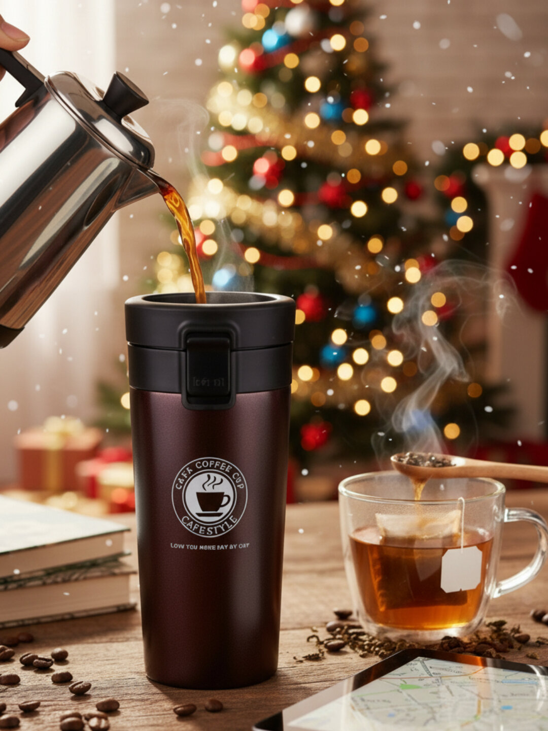 Термокружка, для горячих и холодных напитков, нержавеющая сталь, 500мл