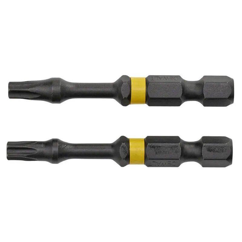 Биты ударные DeWALT Т20 57мм 2шт. DT70537T-QZ — фото 1